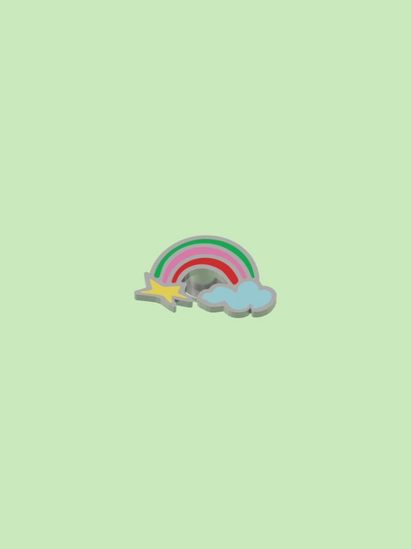 Rainbow Dog Collar Trailer
