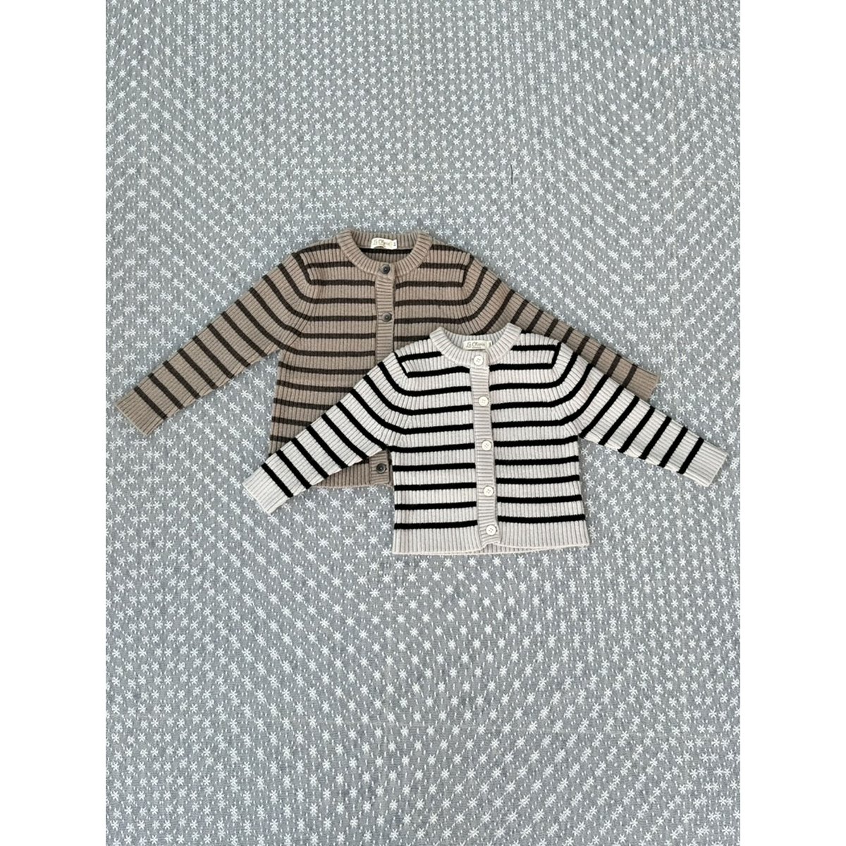 Heather Stripe Cardigan