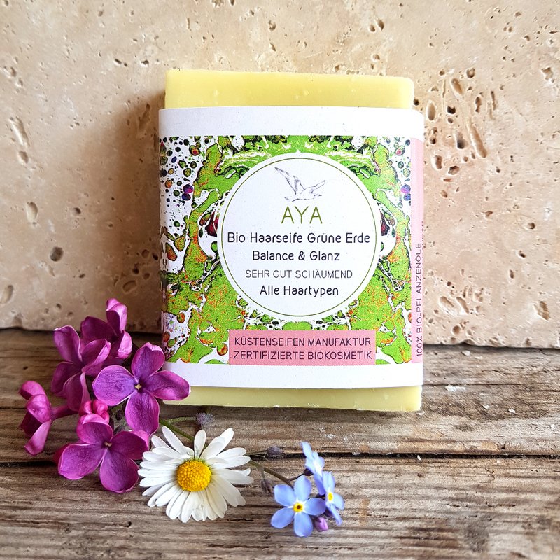 Savon capillaire AYA - brillance et volume