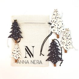 X-Mas Tree Dots set/5 en bolsa AN 900-001