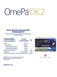 Oméga DK2 | Supplément Oméga-3 & Vitamine D3 + K2