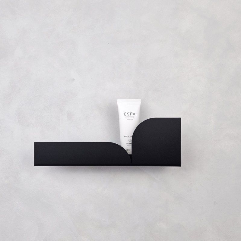 Wandregal aus Metall BAUHAUS, weiß, beige, schwarz