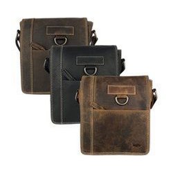 Bolso de hombro de cuero de búfalo con cognac de Arrigo - Versátil Crossbody Bols