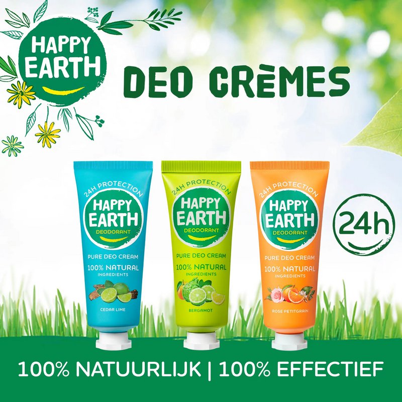 Natuurlijke Deodorant Crème Bergamot