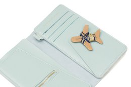 Stitch Travel Wallet - Mint