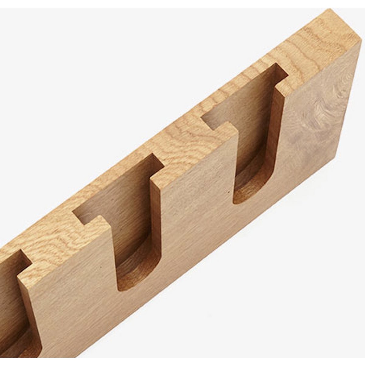 Tu Las™ Handgemaakte Houten Wijnglazen Houder voor aan de Muur - 94 x 22 x 4 cm - Duurzaam glazenrek - Eiken