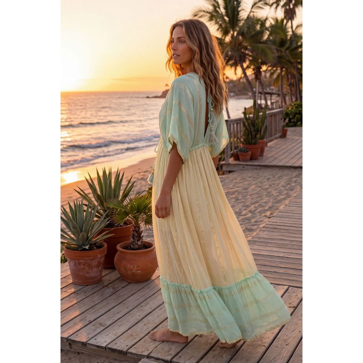 Vestido valeria menta