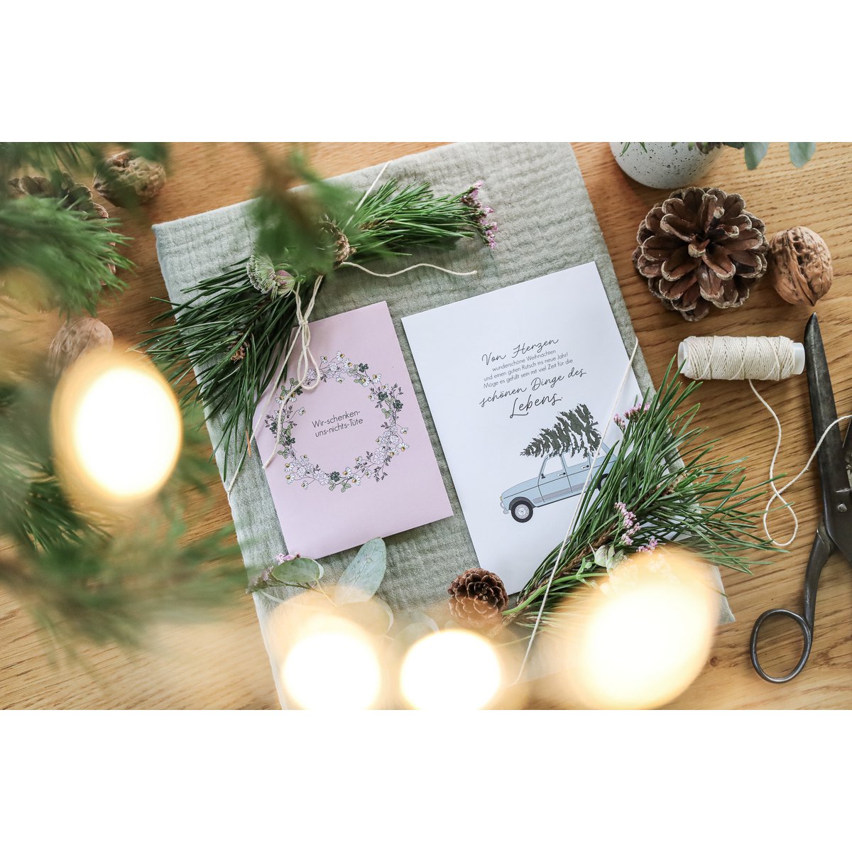Ansichtkaart - Een prachtige kerst vanuit het hart