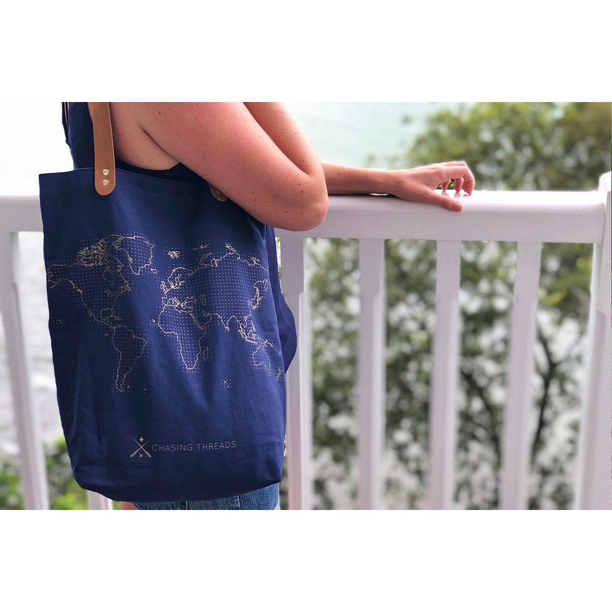 Sac fourre-tout Stitch - Navy