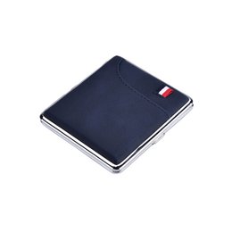 Zigarettenetuis mit Tasche und französischer Flagge x12