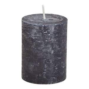 Candle 6.8x9x6.8cm made of black wax