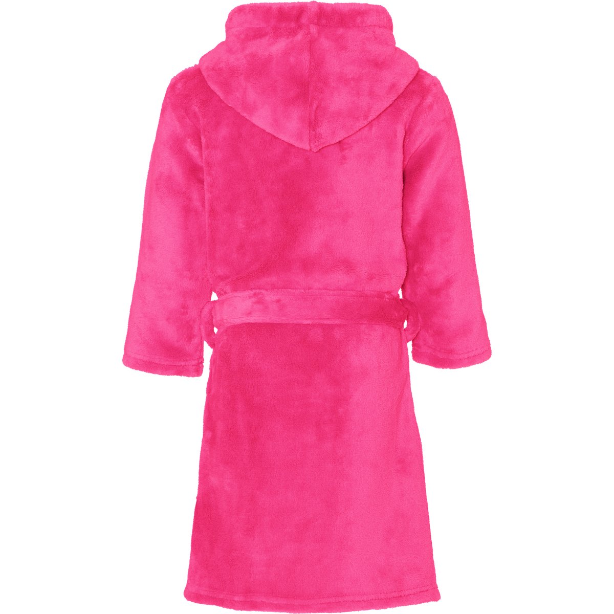 Peignoir polaire uni - rose