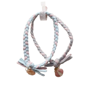 Hair elastics - braided bands - twisted shells