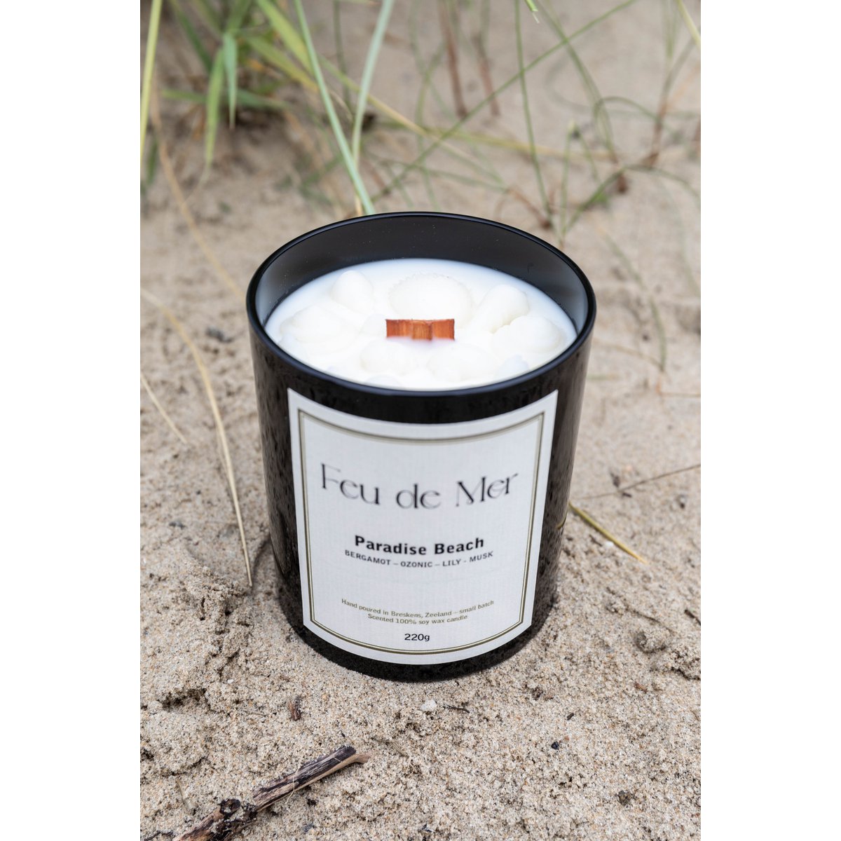 Geurkaars van 220 g, fullsize - Paradise Beach