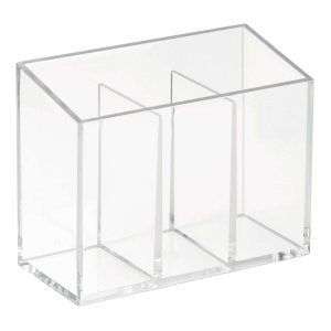 Idesign - Clarity Organizer mit Verteilungsabschnitten - transparent
