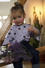 Loose fit t-shirt print stork