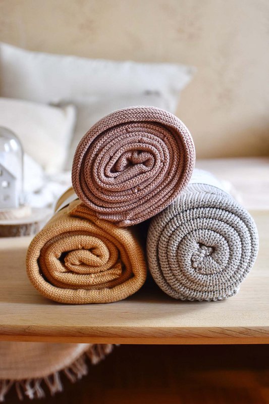 Baby Blanket, Almond