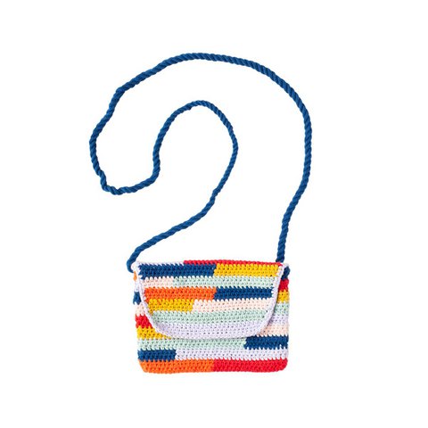 Häkeltasche Regenbogen