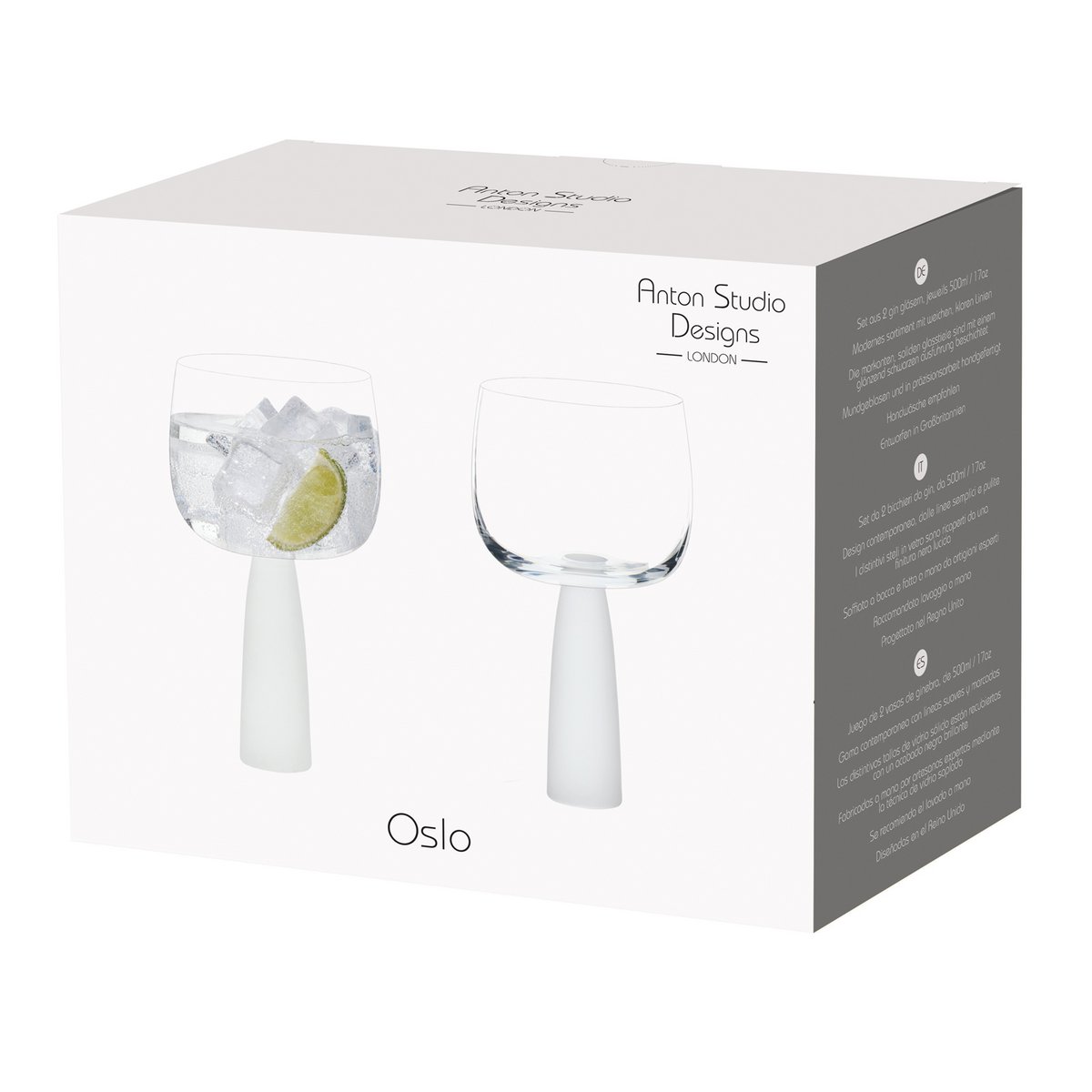 Sæt med 2 Gin Glas Frost - Oslo