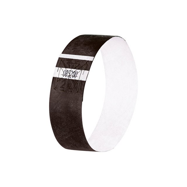 Opaski eventowe Sigel super miękkie 255x25mm czarne 120 szt. w tym etykiety
