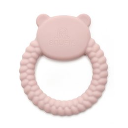 BEAR | Soft Silicone Teething Toy | BLUSH