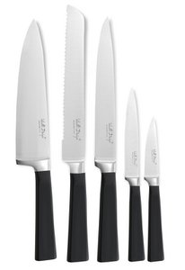 SET mit 5 Messern in Blockweiß FINO 5233