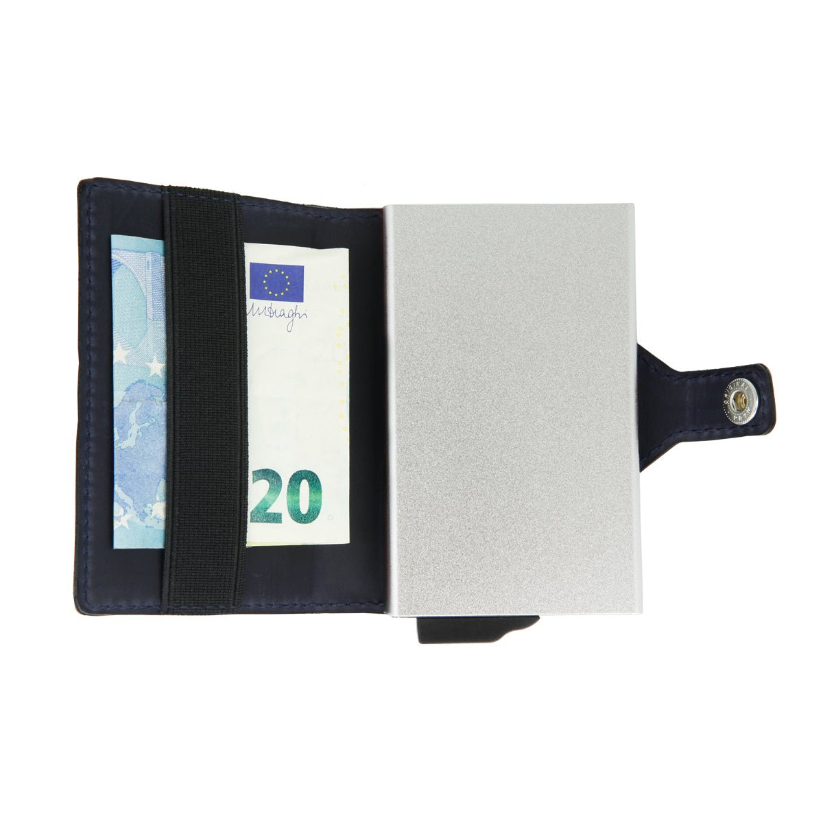 Card Case Plus Wallet Vintage Blue