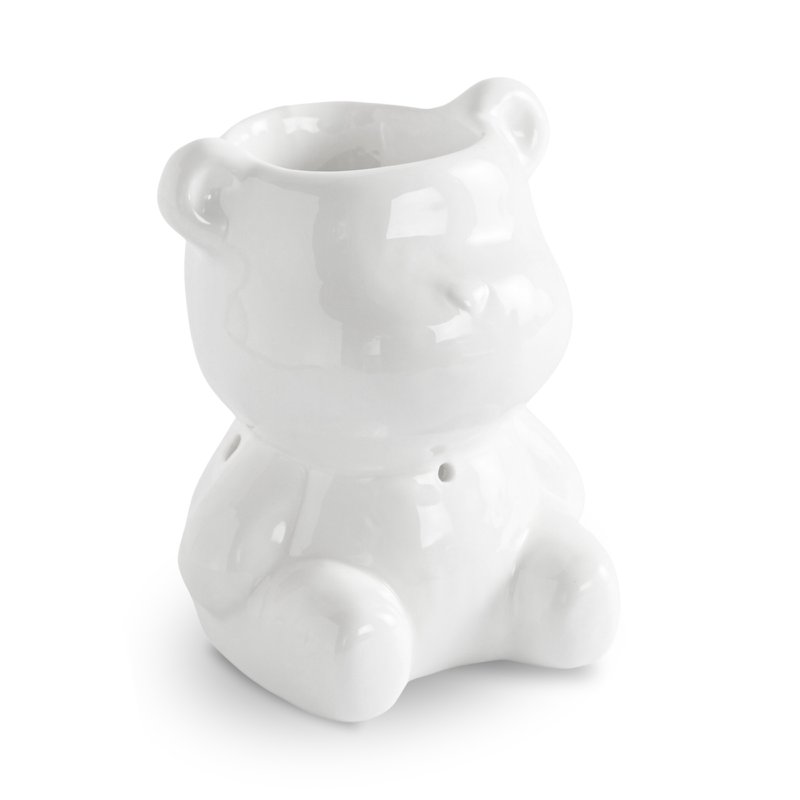 Céramy Series Parfumebrænder – Teddy – Lakeret keramisk lysestage – Spredning af duftvoks, æteriske olier – Dekorativ gaveidé