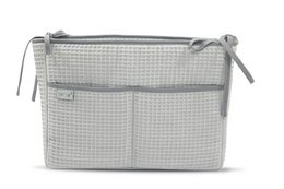 Bed Organizer Cottonwaffel Grey