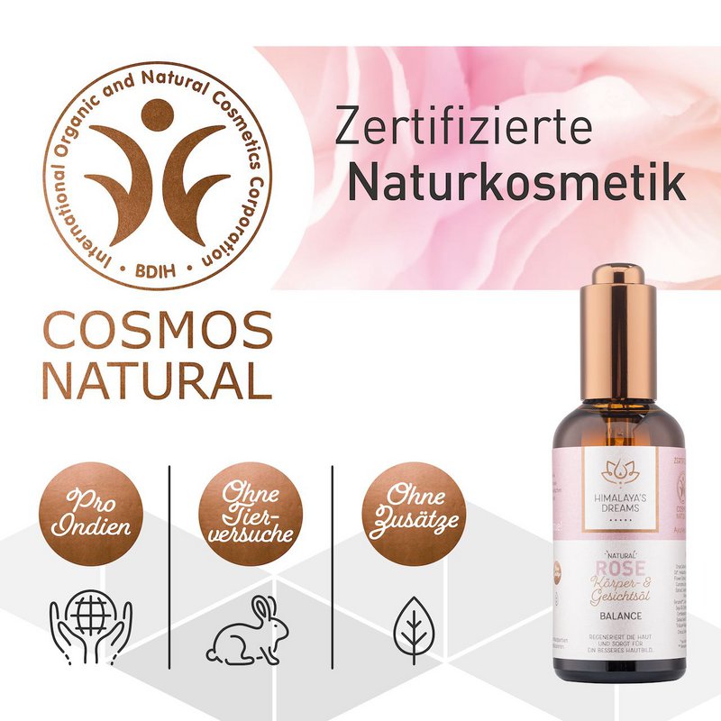 Ayurveda Body and Face Oil Rose / Balance 100ml