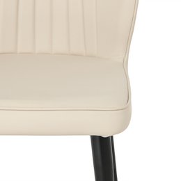 Krzesła jadalne Aleena [zestaw 2] [PU skóra]