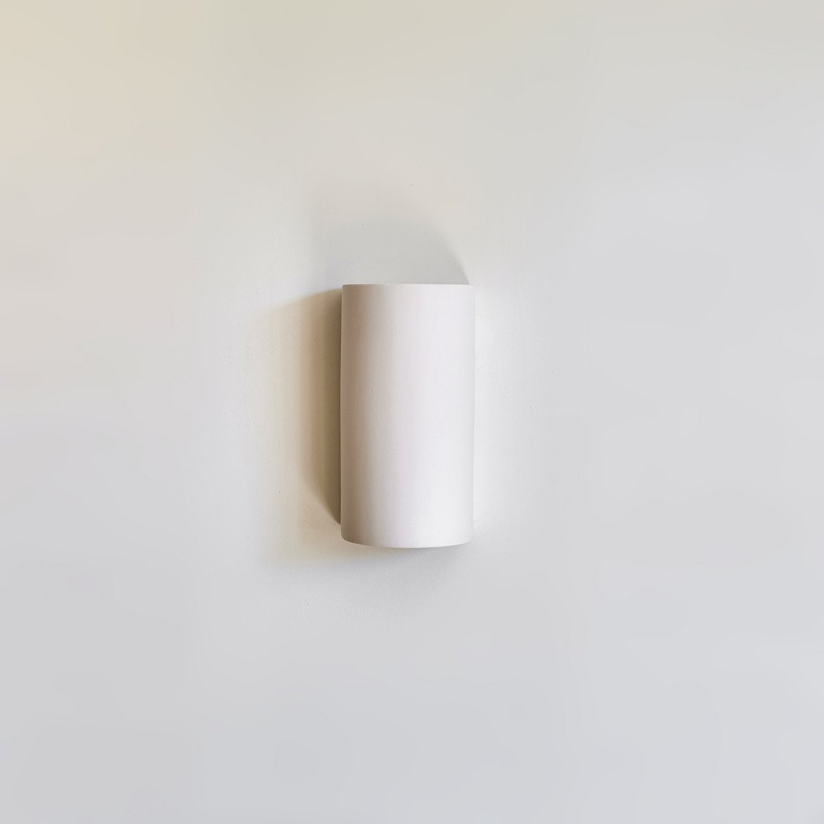 Lámpara de pared de cerámica - blanco mate