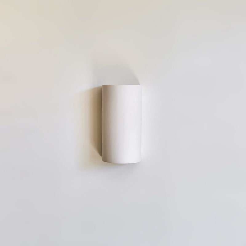 Ceramic wall lamp - Matte white