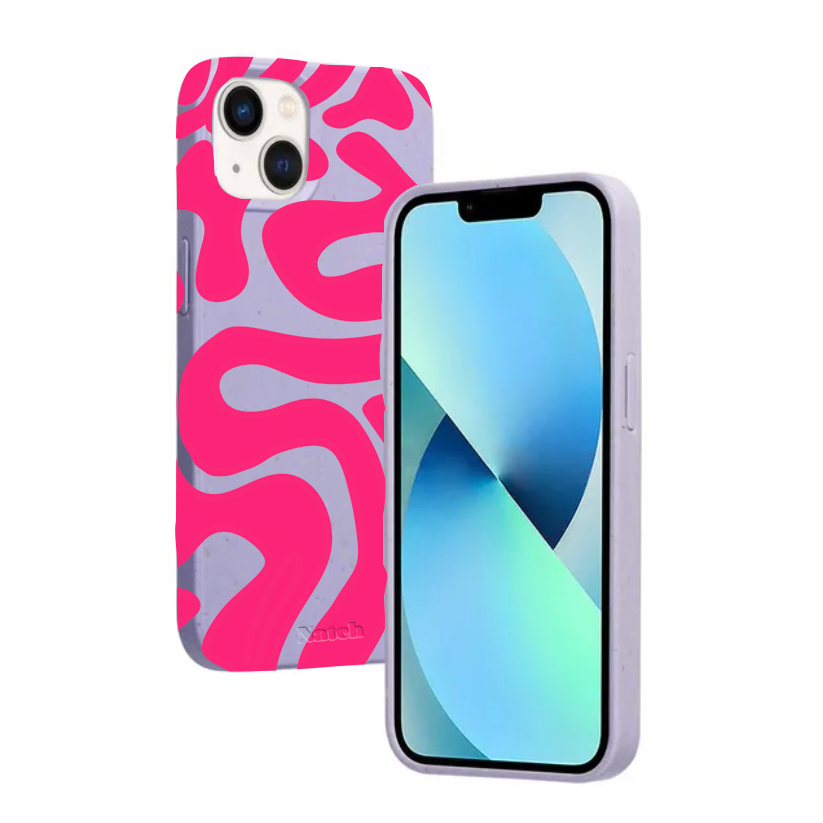 Custodia ecologica per iPhone 13 lavanda vibes