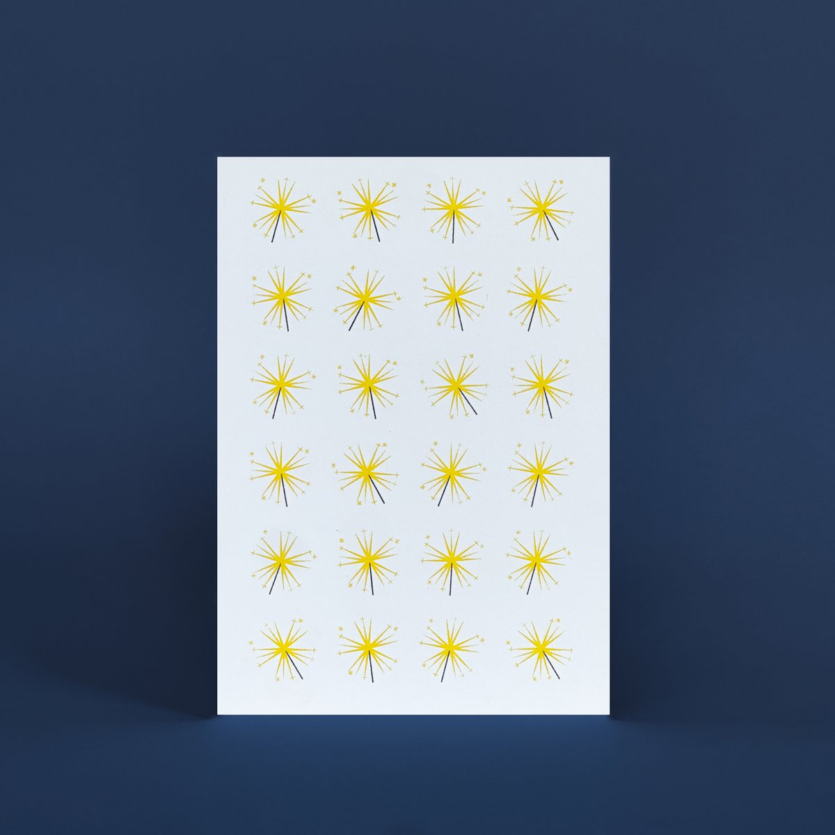 Risography postcard - sparkle - DIN A6