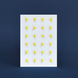 Risography postcard - sparkle - DIN A6