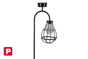 Solarlamp steker LED Lomax zwart- L16,5B11,5H90CM
