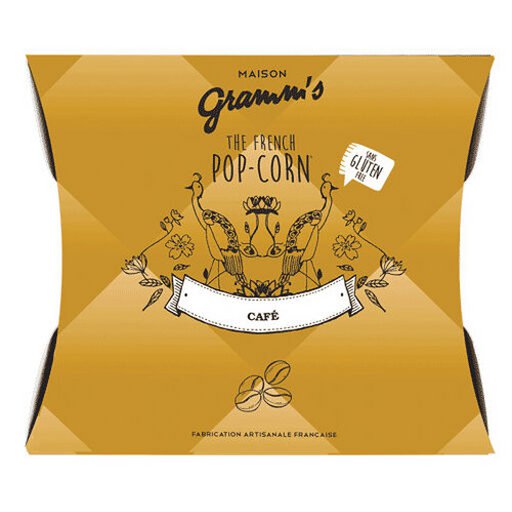 Schachteln gesalzenes Butter-Karamell-Popcorn mit hellem Kaffee (30g)