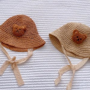 RAFIA BEAR HAT