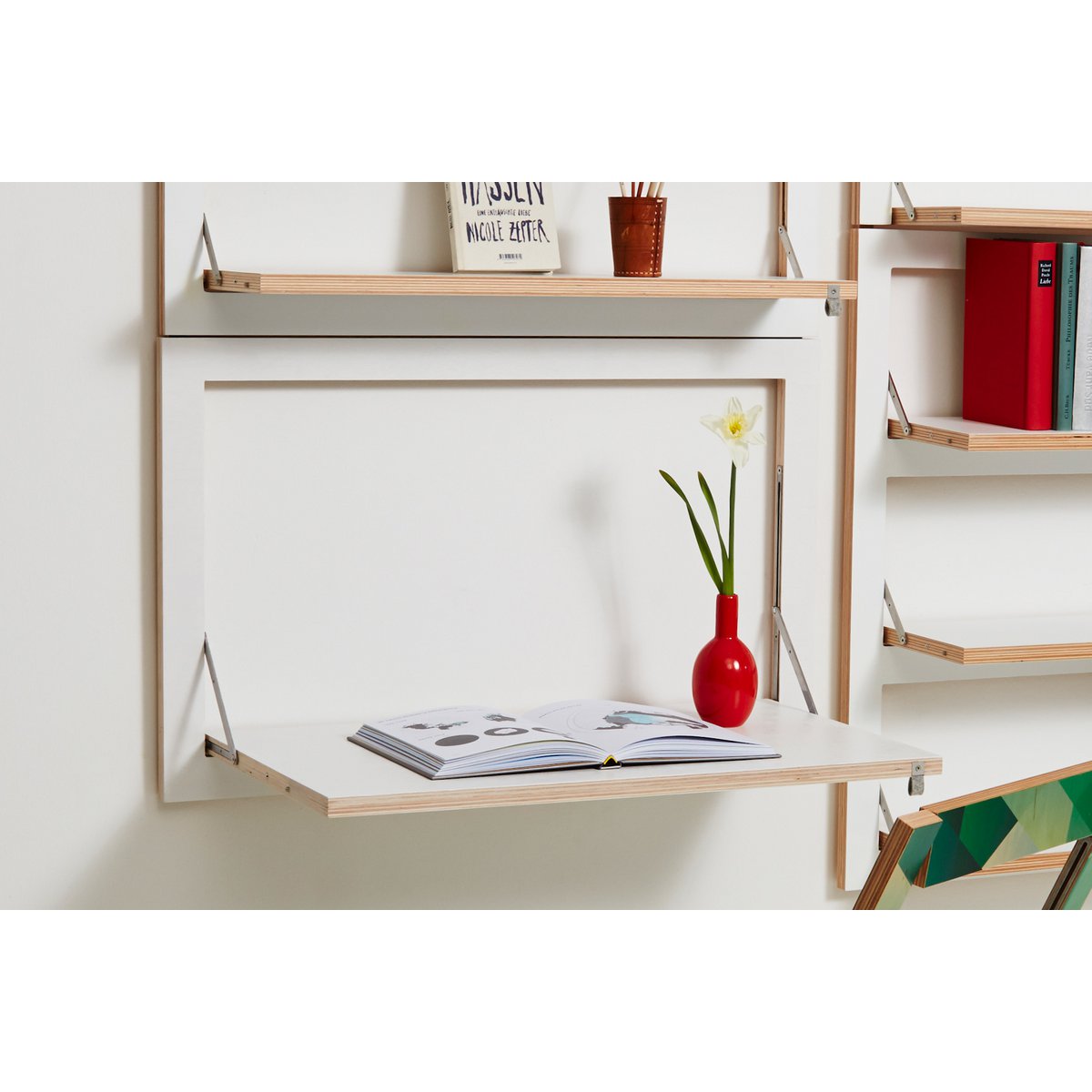 Fläpps Wall Desk/Secretary 80x50-1 - White