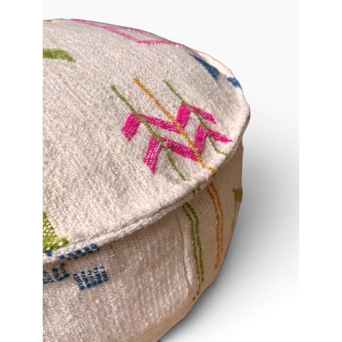 Coussin de sol - Ligne Colorée Ronde - Yalia