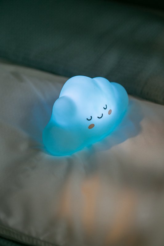 LED-LAMP MET BATTERIJ - MOD. NUBE - BLAUW