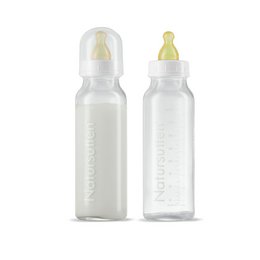 Set Natursutten di due borracce in vetro da 240 ml