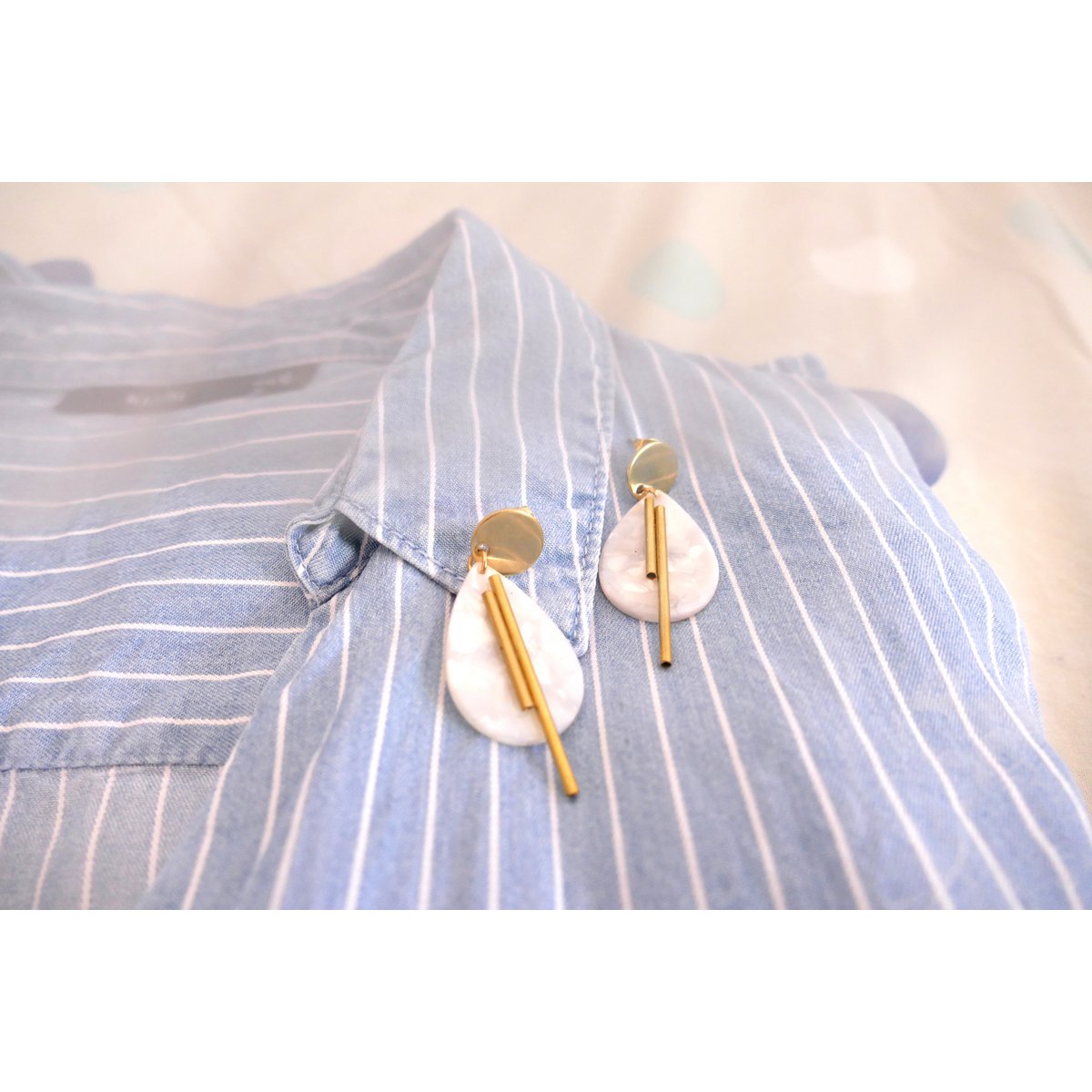 Pendientes NEO COLETTE vainilla