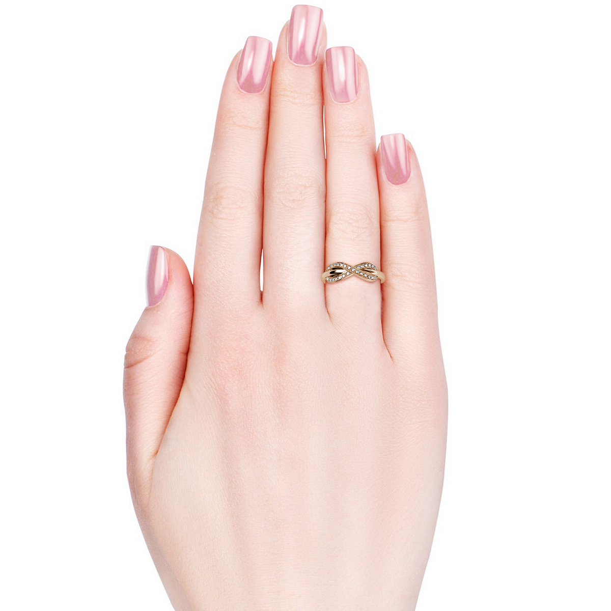 Trist Ring - Rose Gold and Crystal