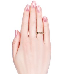 Trist Ring - Rose Gold and Crystal