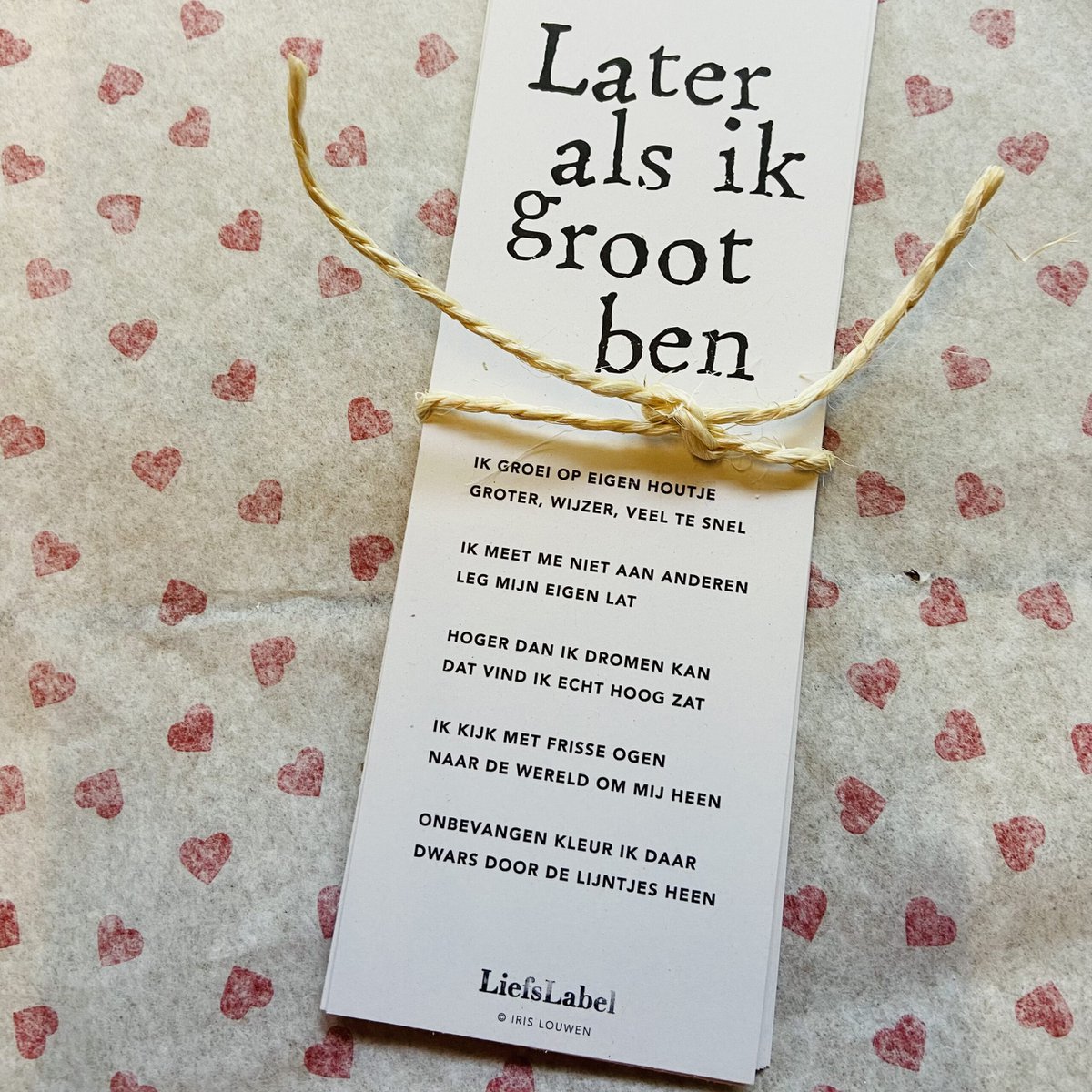 Klembord ➸ Later Als Ik Groot Ben