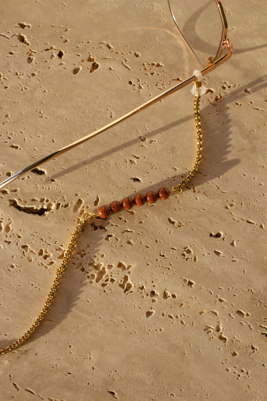 Cadena para gafas Berry Brown