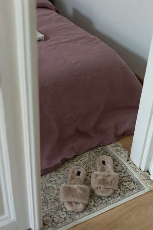 Woodrose Linen Duvet Cover set     