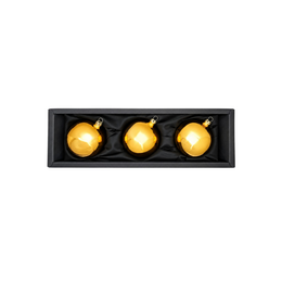 "Noël doré" - Boules de Noël 8 cm or brillant